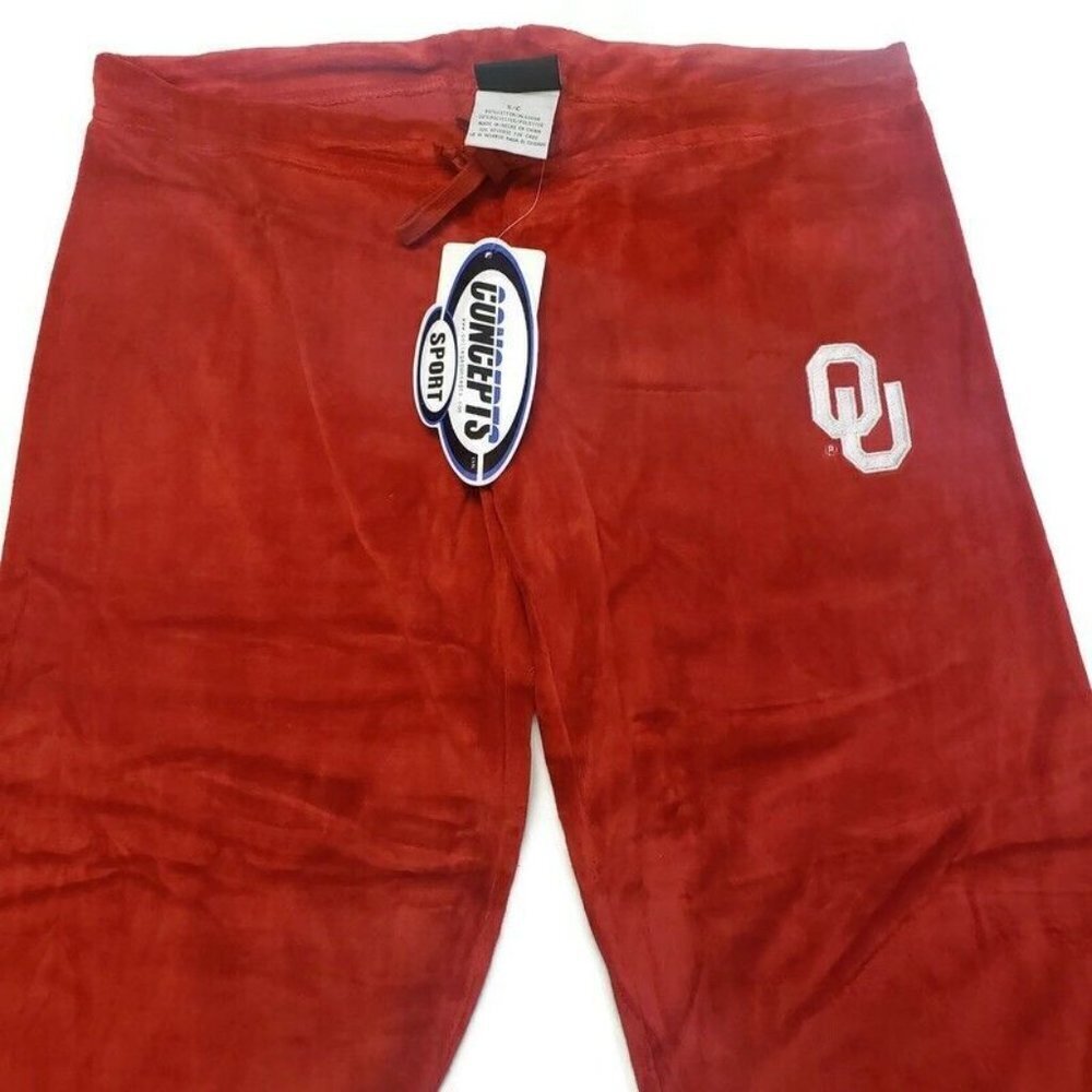 NCAA Oklahoma Sooners Gear Sleeper Lounge Pajama Pants Womens Size Small Red